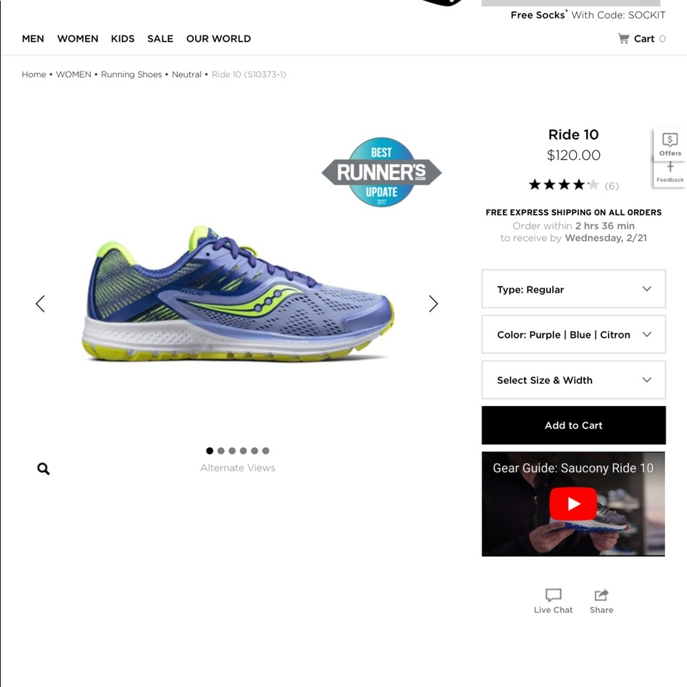 Saucony shoes